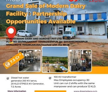 Grand Sale of Modern Dairy Facility – Partnership Opportunities Available